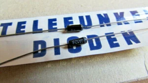 Diodos de vidrio negro Telefunken TFK vintage OA128 NUEVOS DE STOCK (cantidad: 2 piezas) ENVÍO RÁPIDO EE. UU. - Imagen 1 de 12