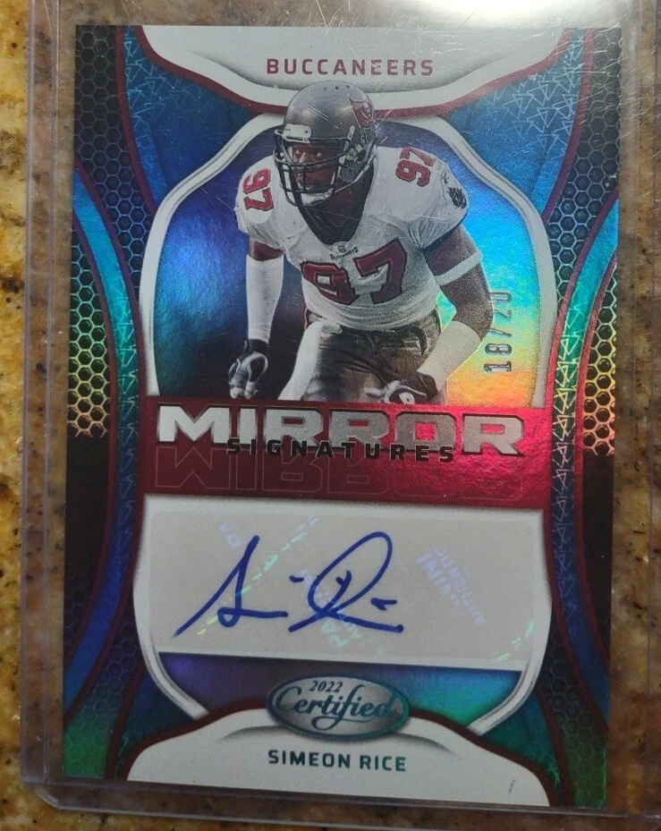 2022 Panini Certified - Mirror Signatures #MS-SR Simeon Rice 18/20 - Image 1 of 1
