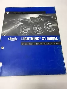Buell Lightning X1 Model Official Factory Parts Catalog 99571-02Y - Picture 1 of 4