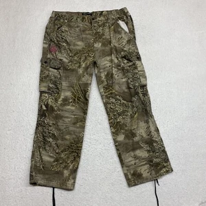 Real Tree Womens 2XL MAX-1 XT Camo Hunting Cargo Pants Elastic Sides Waist - Picture 1 of 12