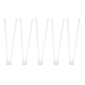 10 Pezzi Gancio Striscia di Collegamento Organizzatore Indumenti Strisce Espositore Plastica - Foto 1 di 12