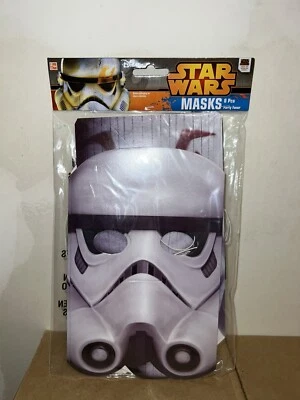 NEW 8 Piece STAR WARS Masks Party Favors 2014 Star Wars Rebels Animated Series - Image 1 of 4