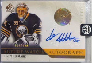 2015 SP AUTHENTIC LINUS ULLMARK FUTURE WATCH AUTO RC LIMITED /100 #273 SENATORS - Picture 1 of 2