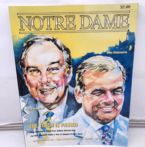 NOTRE DAME vs. NORTHWESTERN - COLLEGE FOOTBALL PROGRAMM - 1995 - NEUWERTIG - Bild 1 von 1