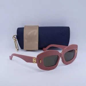 New LOEWE LW40114F 72E Dusty Pink/Smoke 50-18-140 Sunglasses - Picture 1 of 6