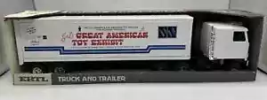 Ertl “G & L’s Great American Toy Exhibit” Truck And Trailer Semi In Box. READ - Picture 1 of 7