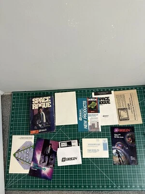VINTAGE SPACE ROGUE IBM PC Apple II 5.25" Floppy disk video Game - Image 1 of 4