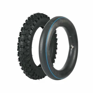 80/100-10 Rear Knobby Tyre Tube 3.00-10 For Pit Dirt Trail Bike PW50 CRF50 TTR50 - Picture 1 of 7