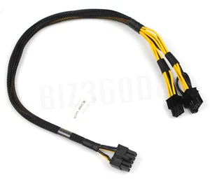 10pin 6 + 8pin Adapter Netzkabel für HP ML350 G8 und GPU PCI Express 50cm  - Bild 1 von 8