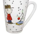 Vintage Ceramic Coffee Tea Mug - Peanuts Charlie Brown Merry Christmas Tree 2014