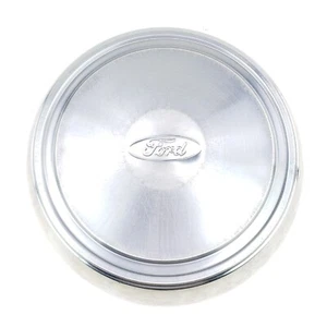 Ford Wheel Center Hub Cap Stainless Steel Dog Bowl Automotive Decor VTG READ - Picture 1 of 12