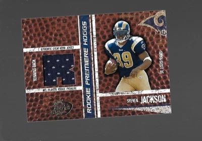 2004   Steven Jackson, Playoff Hogg Heaven, Rookie, Jersey, Numbered 442/750 - Image 1 of 2