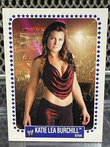 2008 Topps Heritage WWE Katie Lea Burchill Wrestling Card #61 NXT TNA Katarina - Picture 1 of 6