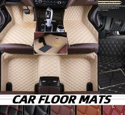 For Alfa Romeo Car Floor Mats Waterproof All Models PU Leather Liners Rug Luxury Foto 1 de 4