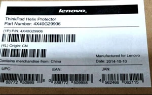 Open Box Lenovo 4X40G29906 Lenovo ThinkPad Helix Protector - Bild 1 von 1