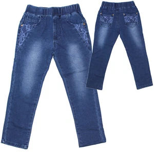 Kinder Mädchen Stretchjeans Kinderhose Kinderjeans Jeans Hose elastischer Bund - Bild 1 von 3