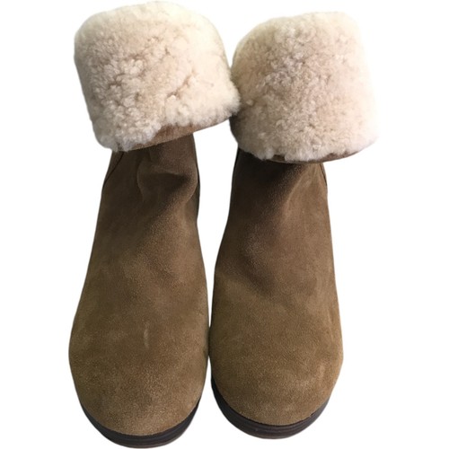 Stivali stivaletti UGG Australia Dandylion nabuk marrone castagno da donna taglia 7 5