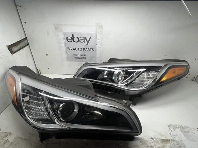 15-17 HYUNDAI SONATA LH & RH FAROS HALÓGENOS LÁMPARAS OEM 92101C2000 / 92102C2000 Foto 1 de 4