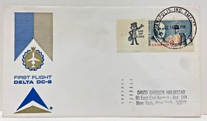 First Flight Delta DC-9 FDC Indianapolis, IN - Savannah, GA (Dec 15 1965) - Picture 1 of 2