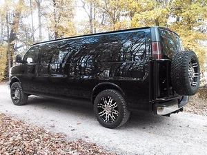 Chevy Express - Lift Kit for 20x9 Wheels 275 55 20 Tires Van Rack 2003-2020 - Picture 1 of 12