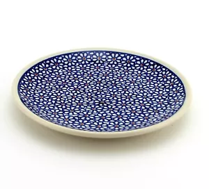 Polish Pottery Handmade Dessert Plate 6.5" Dia. by Zakłady Bolesławiec - Picture 1 of 4