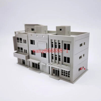 1/64 S Scale Buildings Train Railway Layout Modern DIY Model House Hut Scene A-F - Image 1 of 4