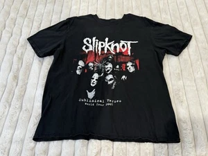 Camiseta Hot Topic SLIPKNOT Subliminal Verses World Tour 2005 - Negra Blanca - XL - Imagen 1 de 6