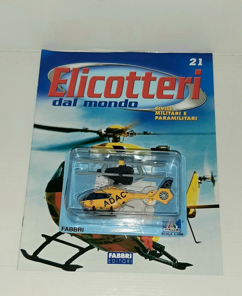 ELICOTTERO EUROCOPTER EC 135 ADAC SOCCORSO TEDESCO ITALERI SCALA 1/100 - Immagine 1 di 1