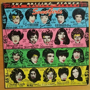 ROLLING STONES – SOME GIRLS – 1st P – UNCENSORED INNER SLEEVE – RED TITLE – EX - Picture 1 of 9