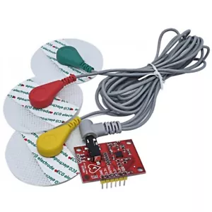 ECG module AD8232 EKG pulse heart Monitoring Arduino Compatible Sensor Kit USA - Picture 1 of 11