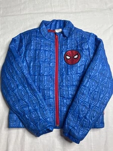 Disney Store Marvel Spider-Man Light Weight Quilted Jacket Boys Size 9/10 - Picture 1 of 8