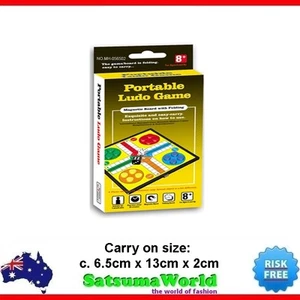 Ludo foldable Portable travel game magnetic board carry on design Family Fun - Picture 1 of 1