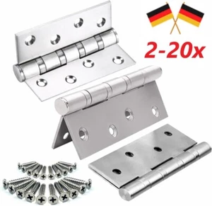 2-20 Edelstahl Scharniere Klavierband Scharnier Schrank Türband Klapp Scharniere - Bild 1 von 18