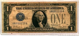 FR.1600 1928 Funnyback $1 Silver note - Picture 1 of 2