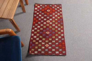 Kelim, Vintage Teppich, Handgewebte Teppiche, Schlafzimmerteppich, Türkischer Teppich, Badteppiche - Bild 1 von 10
