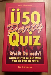 Ü50 Party Quiz: Weißt Du noch? 60er Jahre - jetzt, Gesellschaftsspiel Partyspiel - Bild 1 von 5