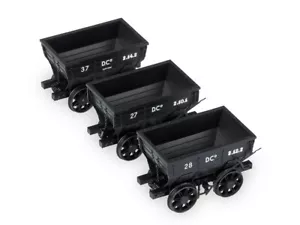 Accurascale ACC2808-I Seaham Dock Co. 4TBlack Waggons Triple pack of Chaldrons - Bild 1 von 4