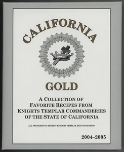 CALIFORNIA GOLD Cookbook Knights Templar Commanderies - Picture 1 of 13