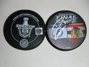 TAMPA BAY LIGHTNING RYAN CALLAHAN SIGNED 2015 STANLEY CUP PUCK CC - Picture 1 of 1