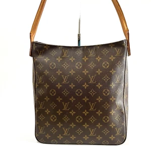 Louis Vuitton Shoulder Bag Looping GM Monogram Authentic Rank AB From Japan #271 - Picture 1 of 24