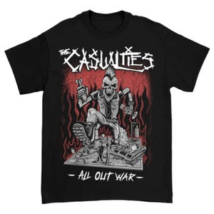 Vtg THE CASUALTIES Band For Fans Cotton Black Shirt Unisex S-5XL MM968 - Picture 1 of 3