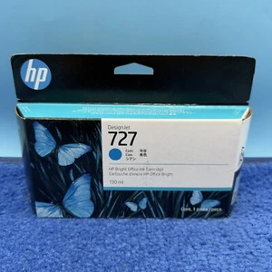 Oryginalny wkład atramentowy HP 727 Cyan o standardowej wydajności (B3P19A) Exp 11/2026 - Zdjęcie 1 z 3