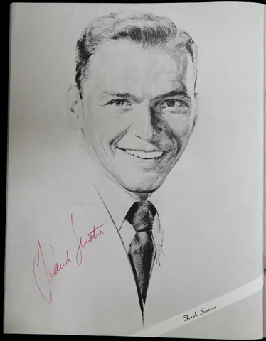 Famous Personalities Frank Sinatra +14 Signed Inaugural Gala Program JSA Auth Cover