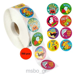 Student School Rewards Gift Emoji Happy Sticker Stationary Gift Scrapbook Craft - Picture 1 of 12