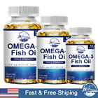 Qty10/60/120 Omega 3 Fish Oil Capsules 3x Strength EPA & DHA Daliy Supplement