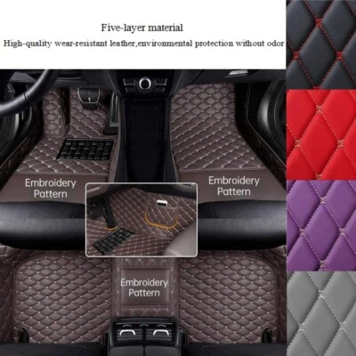 Fit For Audi S6 S7 S8 Car Floor Mats Luxury Waterproof Liners Carpets Cargo - Image 1 of 4