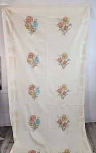 Tela artesanal vintage VIP años 70 floral tela algodón 3 yardas X 44 pulgadas - Imagen 1 de 10