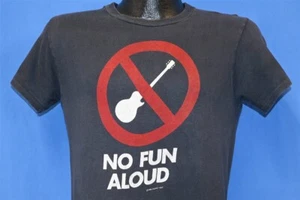 vintage 80s GLENN FREY NO FUN ALOUD TOUR 1982 GUITAR ROCK BAND CONCERT t-shirt S - Picture 1 of 3