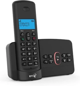 Premium Cordless House Landline Telephone Phone Answer Machine Remot Handset. - Photo 1/2