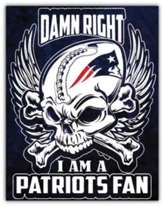 New England Patriots NFL Totenkopf Fan Autoaufkleber Aufkleber - 3" oder 5" - Bild 1 von 1